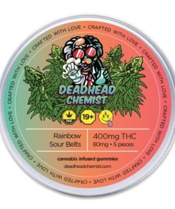 400MG THC Rainbow Sour Belts